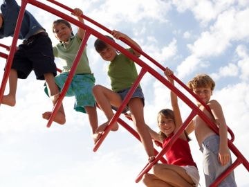 Kids playing at Sunshine Prep Academy